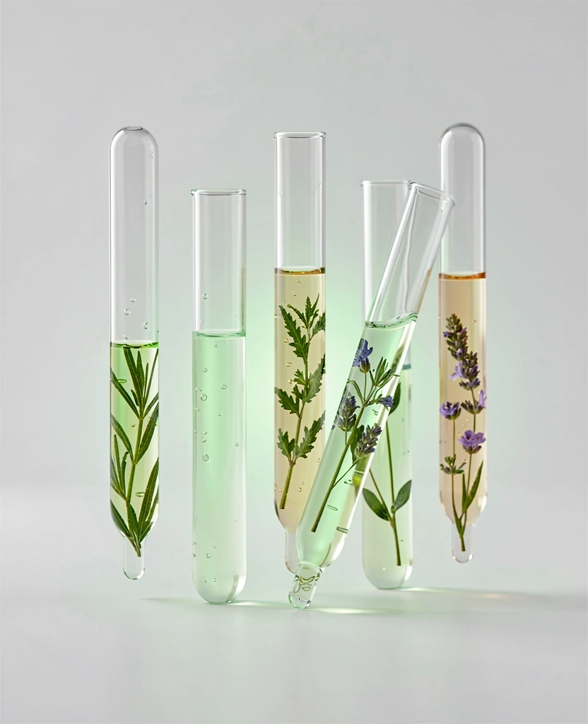 Laboratoryjne pipety z naturalnymi ekstraktami